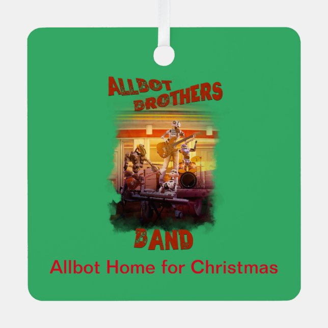Ornament der Allbot Brothers Aus Metall (Vorderseite)