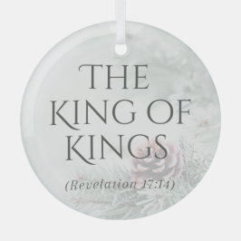 Ornament "Die Namen Jesu" - König der Könige Aus Glas