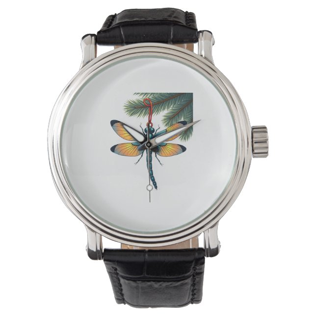 Ornament-Dragonfly Armbanduhr (Vorderseite)
