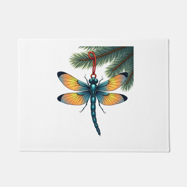 Ornament-Dragonfly Fußmatte (Vorderseite)