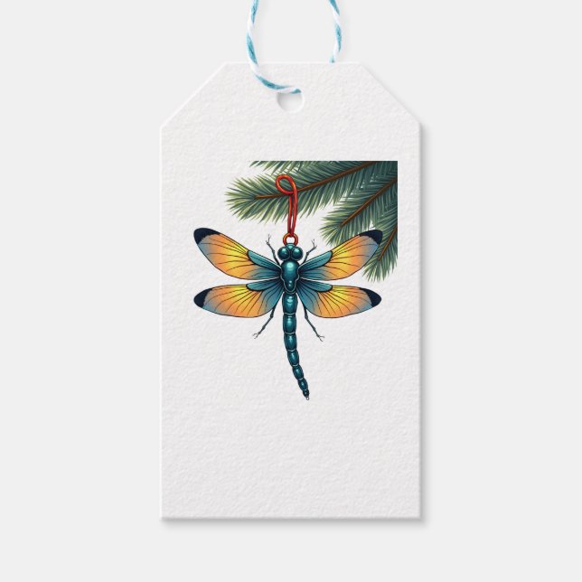 Ornament-Dragonfly Geschenkanhänger (Vorderseite)