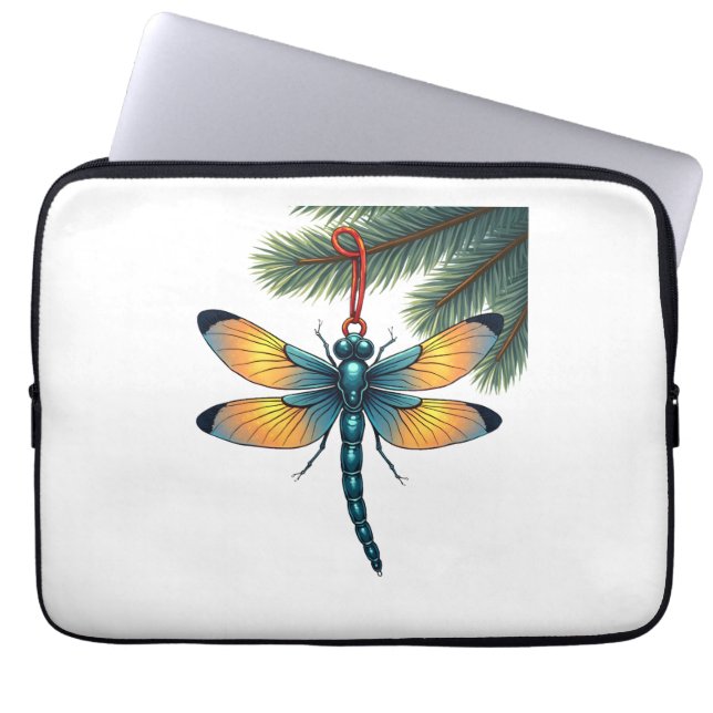Ornament-Dragonfly Laptopschutzhülle (Vorderseite)