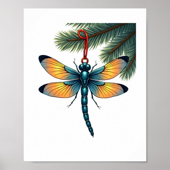 Ornament-Dragonfly Poster (Vorne)