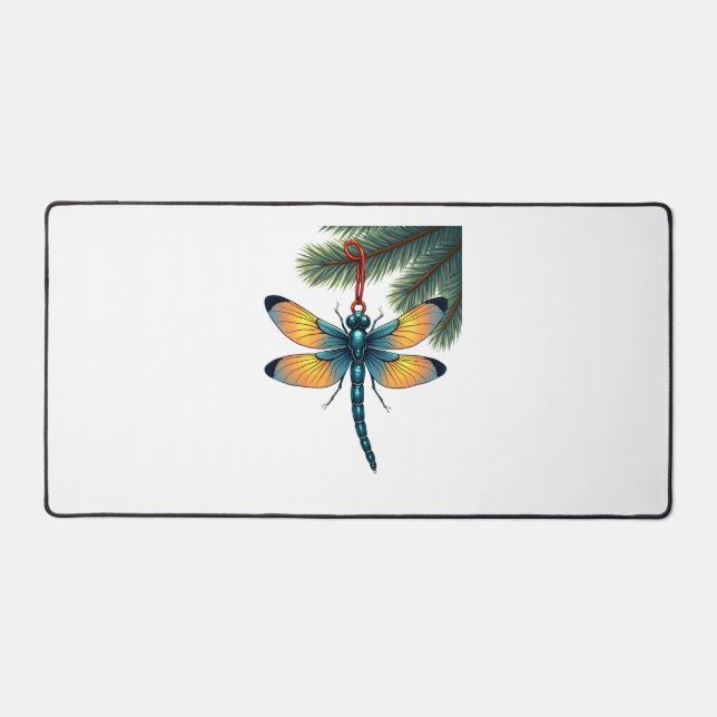 Ornament-Dragonfly Schreibtischunterlage (Vorderseite)