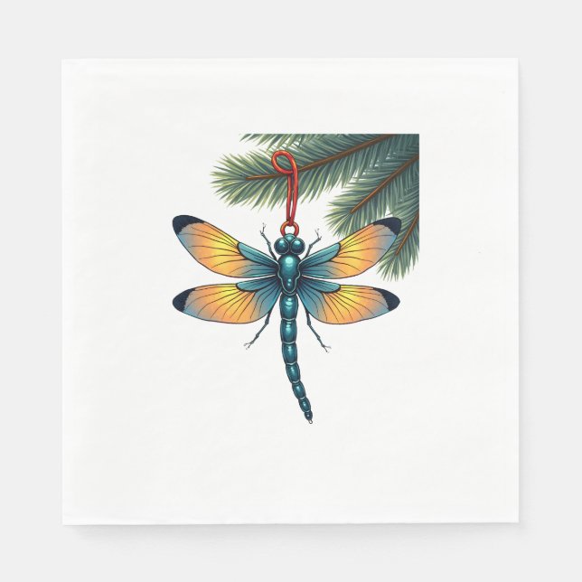 Ornament-Dragonfly Serviette (Vorderseite)