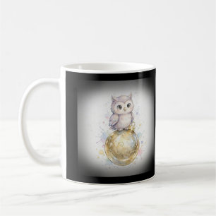 Ornament Eule Weihnachten Kaffeetasse