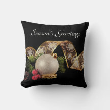 Ornament, Evergreen und Gold Band