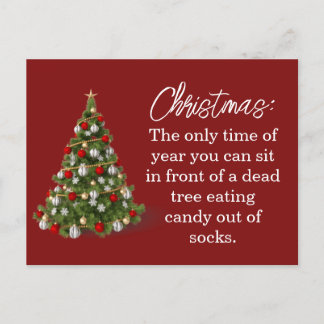 Ornament Feiertagspostkarte