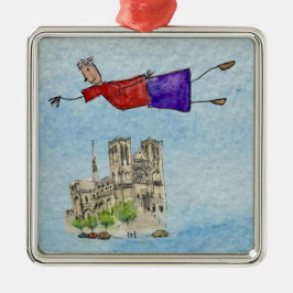 Ornament: Fliegende Joanna und Grace Cathedral Ornament Aus Metall