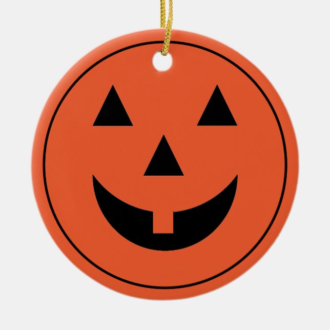 Ornament Halloween Pumpkin-Gesicht (Vorne)