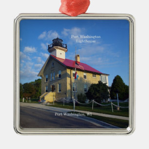 Ornament in Port Washington Lighthouse Aus Metall