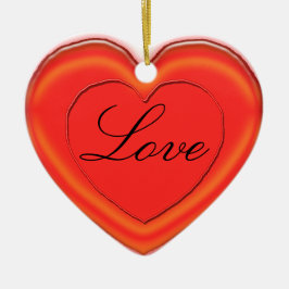 Ornament - Jelly Herz mit Namen