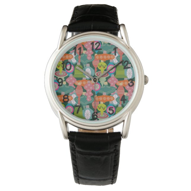 Ornament Jumble Armbanduhr (Vorderseite)