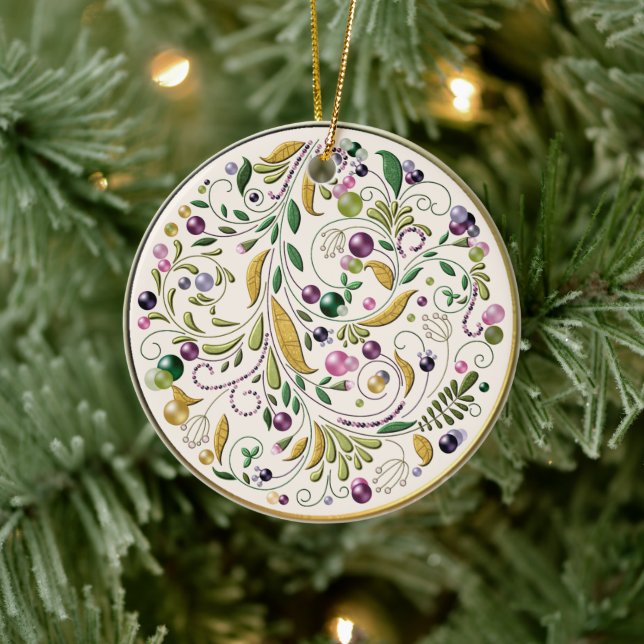 Ornament - Keramik - Toskanischer Kreis (Baum)