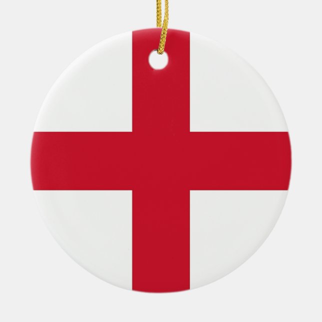 Ornament mit Flagge von England (Vorne)