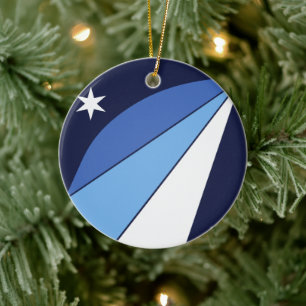 Ornament mit Flagge von Kolumbien, South Carolina