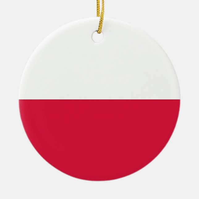 Ornament mit polnischer Flagge (Vorne)