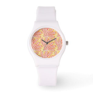 Ornament mit Weizenohren Armbanduhr