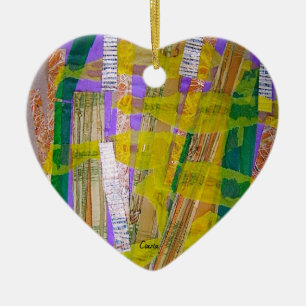 Ornament mit whimsical Collage.