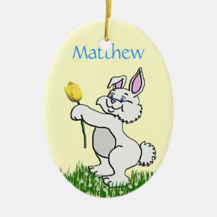 Ornament - Ostern - Bunny & Tulip (L/F)