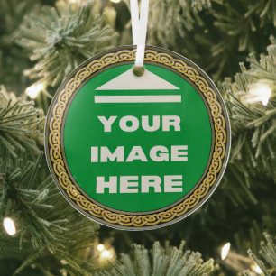 Ornament - Personalisiert - Bild hinzufügen / Text Aus Glas
