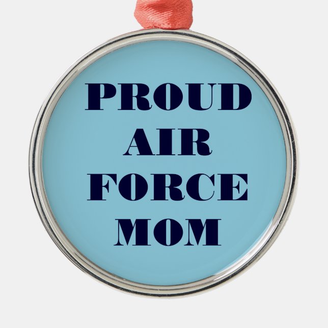 Ornament Proud Air Force Mama (Vorne)