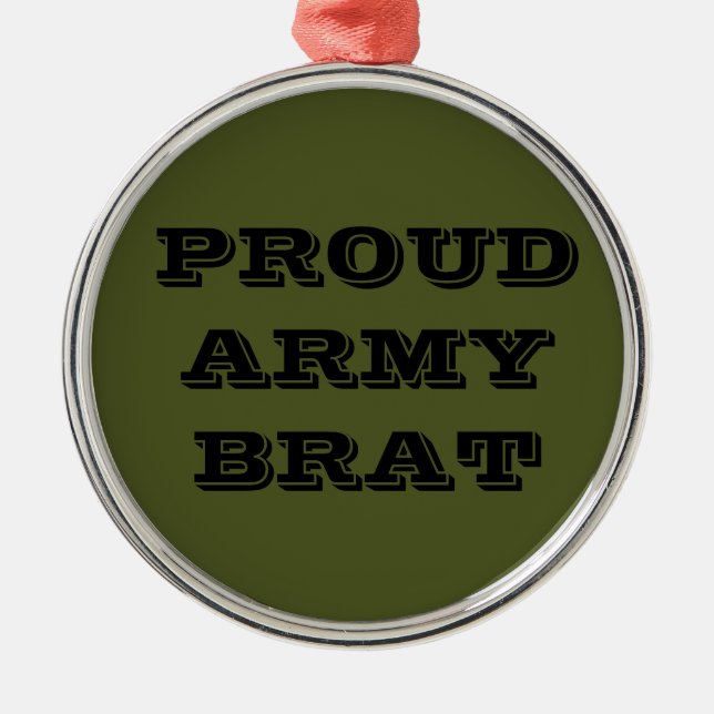 Ornament Proud Army Brat (Vorne)