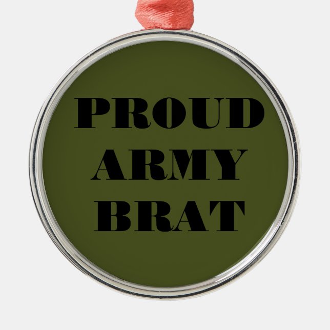 Ornament Proud Army Brat (Vorne)