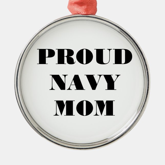 Ornament Proud Navy Mama (Vorne)