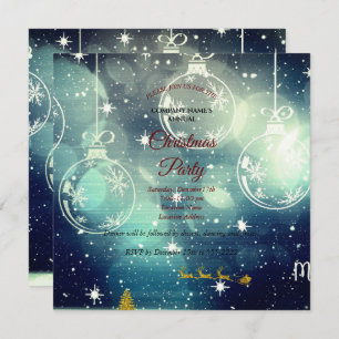 Ornament, Rentiere und Weihnachtsmann