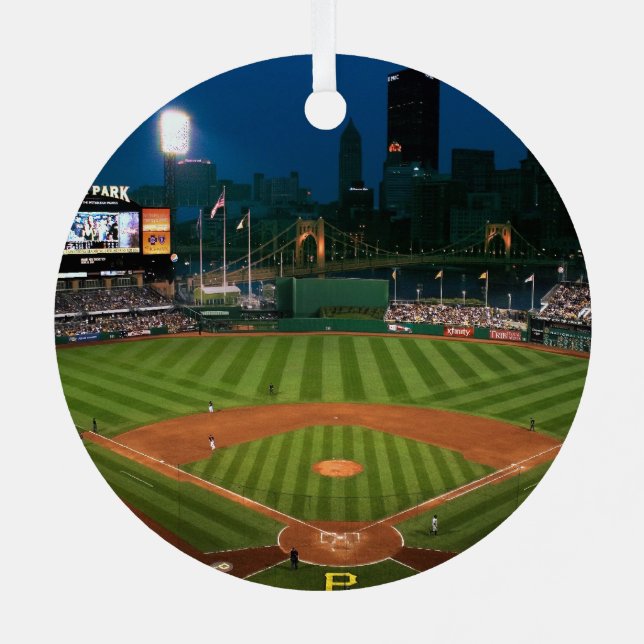 Ornament Round-Pittsburgh PNC Park Aus Metall (Rückseite)