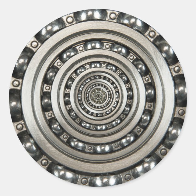 Ornament Runder Aufkleber (Vorderseite)