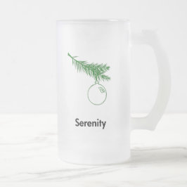 Ornament Serenity Mattglas Bierglas