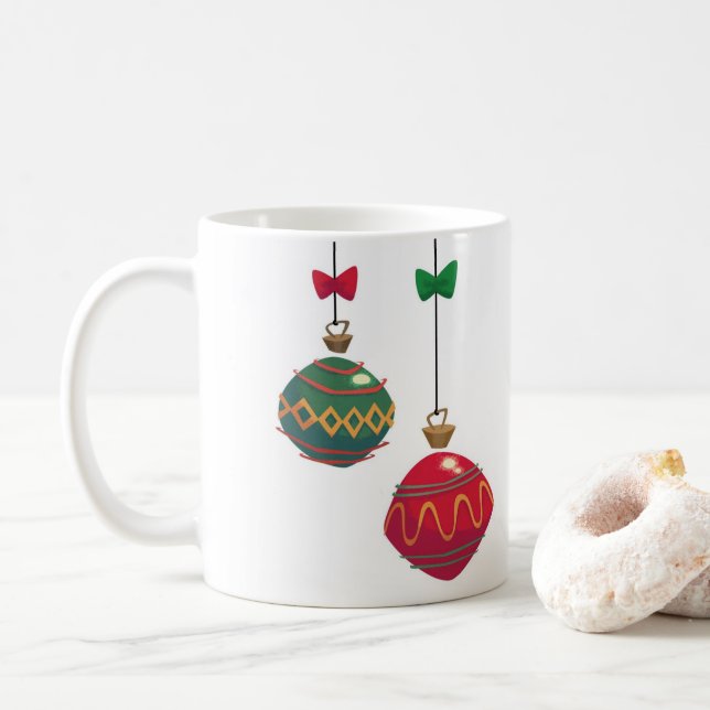 Ornament/Tasse Kaffeetasse (Mit Donut)