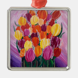 Ornament (Tulip-git to Quit) Aus Metall