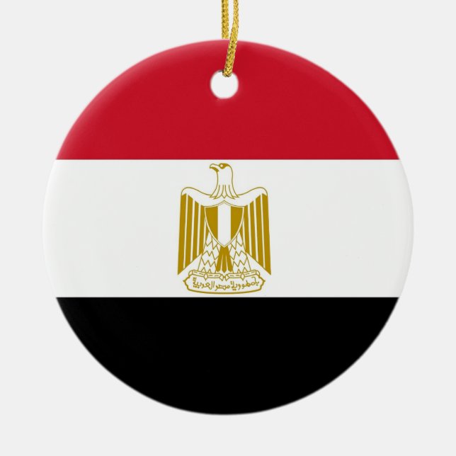 Ornament unter der Flagge Ägyptens (Vorne)