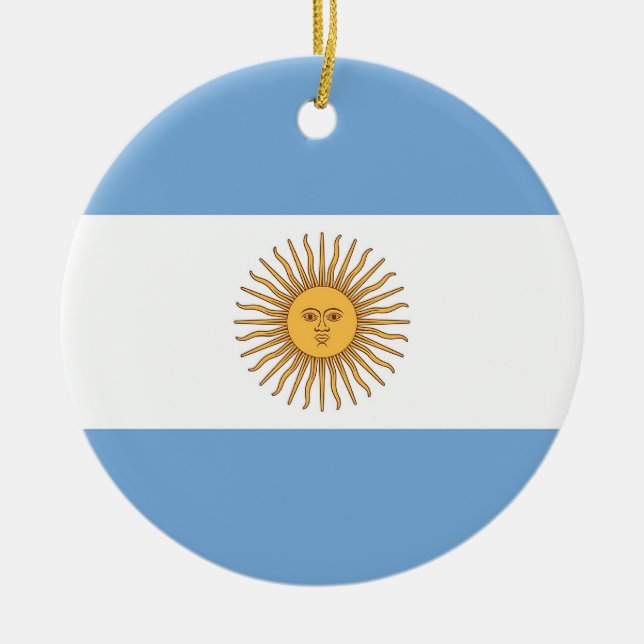 Ornament unter der Flagge Argentiniens (Vorne)