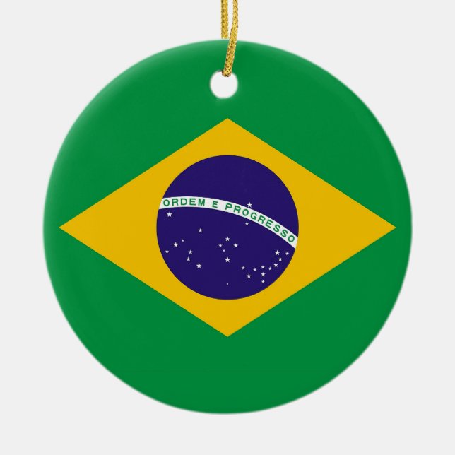 Ornament unter der Flagge Brasiliens (Vorne)
