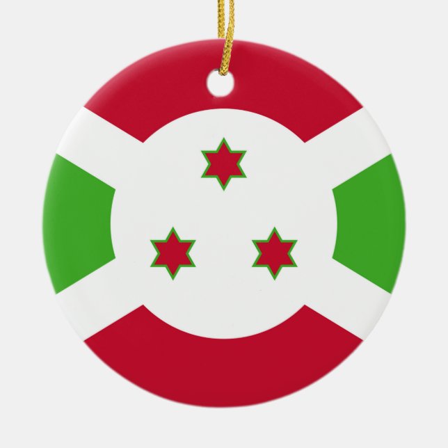 Ornament unter der Flagge Burundis (Vorne)