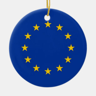Ornament unter der Flagge der europäischen Gewerks