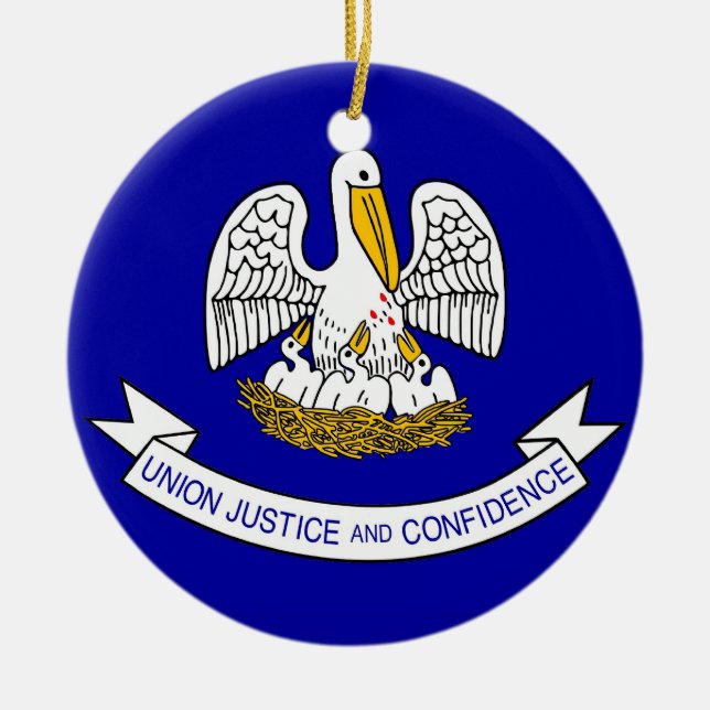 Ornament unter der Flagge von Louisiana (Vorne)