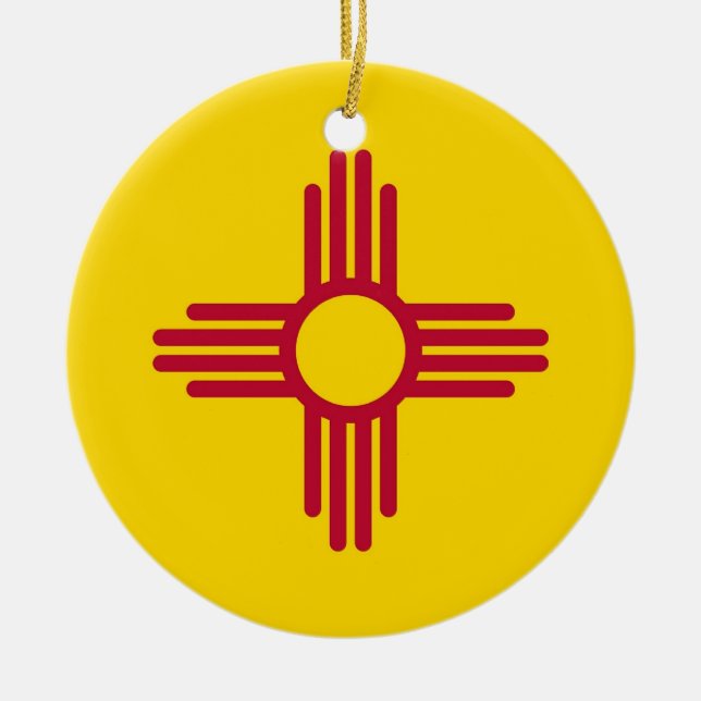 Ornament unter der Flagge von New Mexico (Vorne)