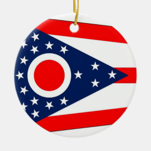 Ornament unter der Flagge von Ohio