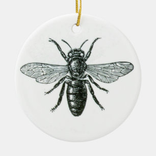 Ornament... Vintage Biene Keramik Ornament