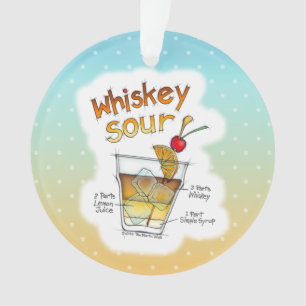 ORNAMENT - WHISKEY SOUR REZEPT COCKTAIL KUNST