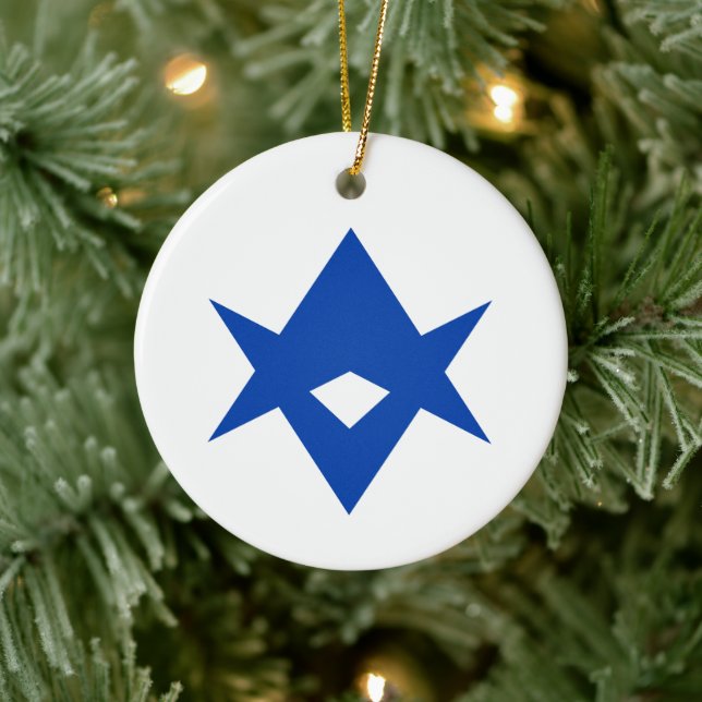 Ornament with flag of Toyota City, Japan (Baum)