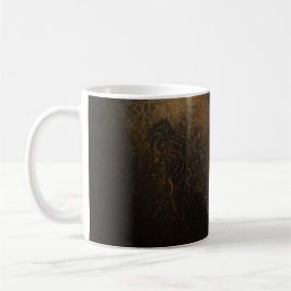 🖤 Ornamental Dark Gold Pattern - Luxurious & Intr Kaffeetasse