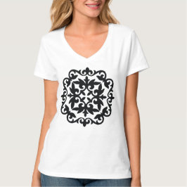 Ornamental Floral Design T-Shirt