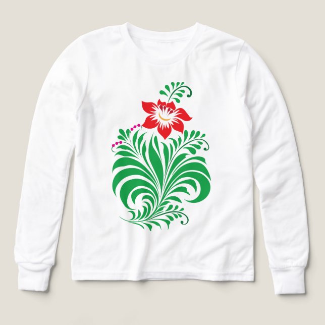 Ornamental Floral Flower Design – Elegant (Design Vorderseite)