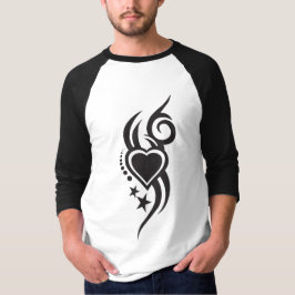 Ornamental Floral Heart Tattoo  T-Shirt